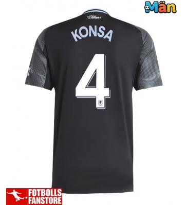 Aston Villa Ezri Konsa #4 Bortatröja 2025-26 Kortärmad